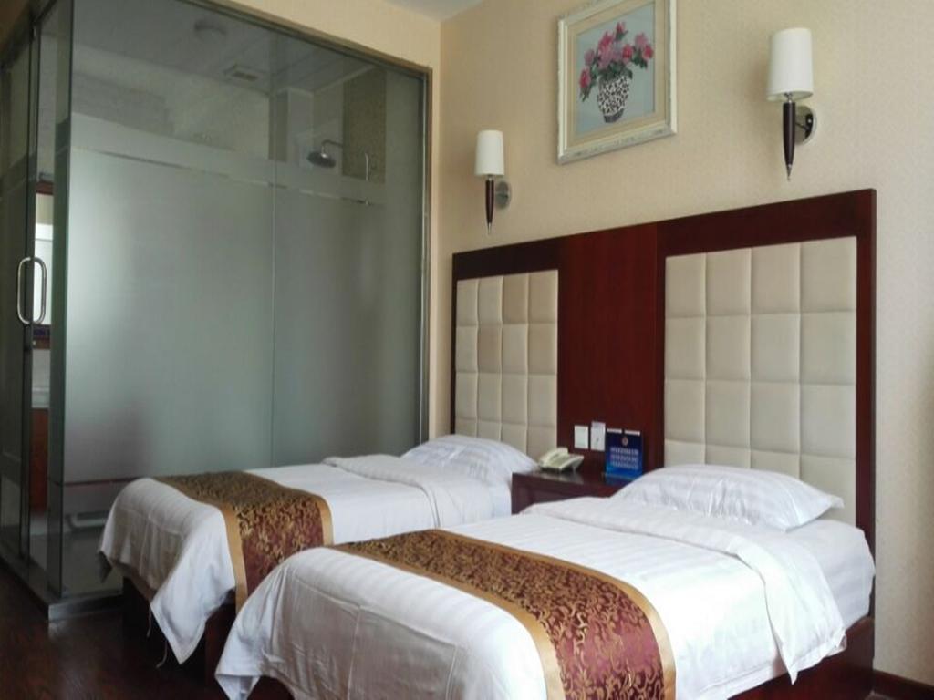 Beijing Gongmei Blue Peacock Business Hotel Rum bild